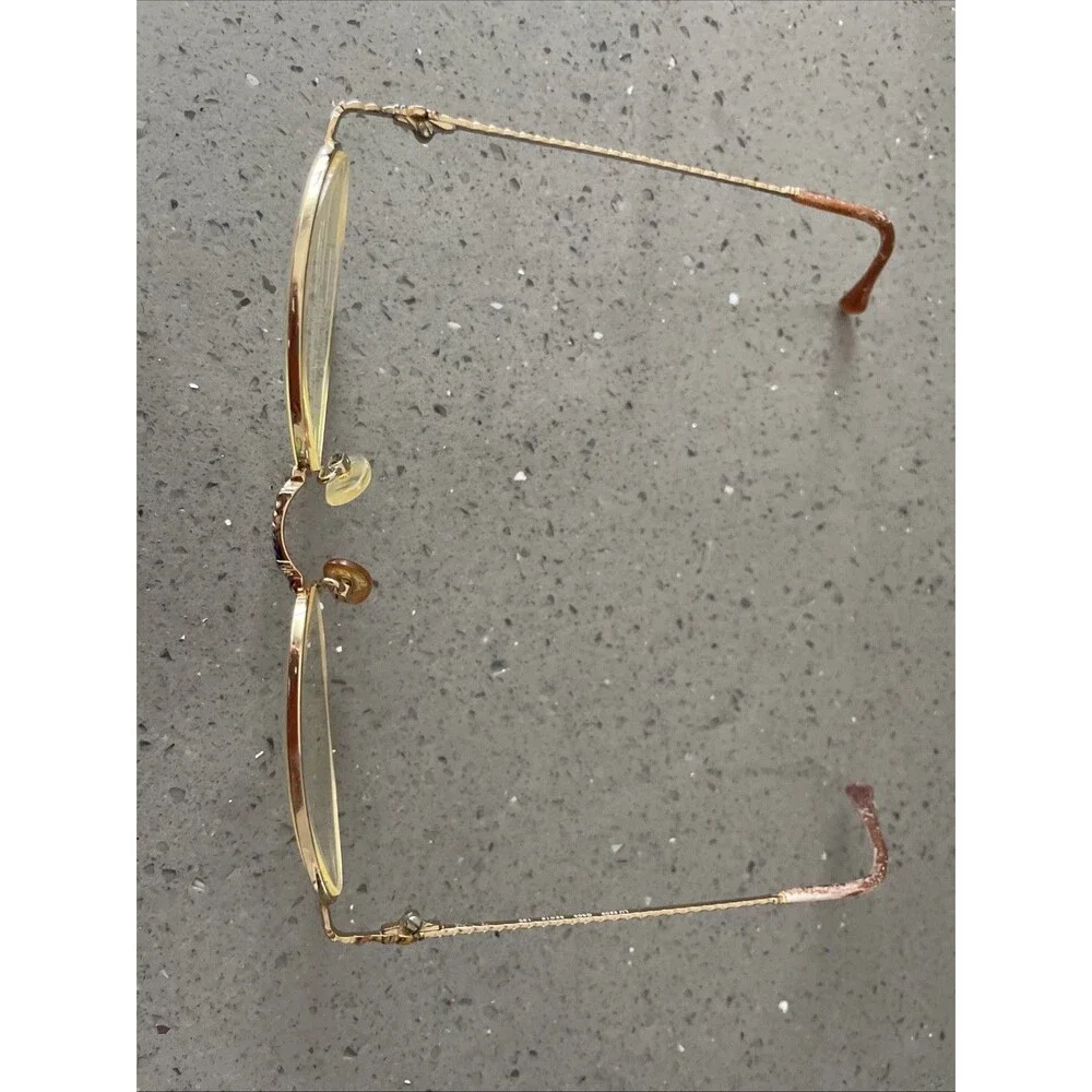 LUXOTTICA LU 2209 G505 GOLD MULTICOLOR EYEGLASSES GLASSES FRAMES ONLY 52-19-135